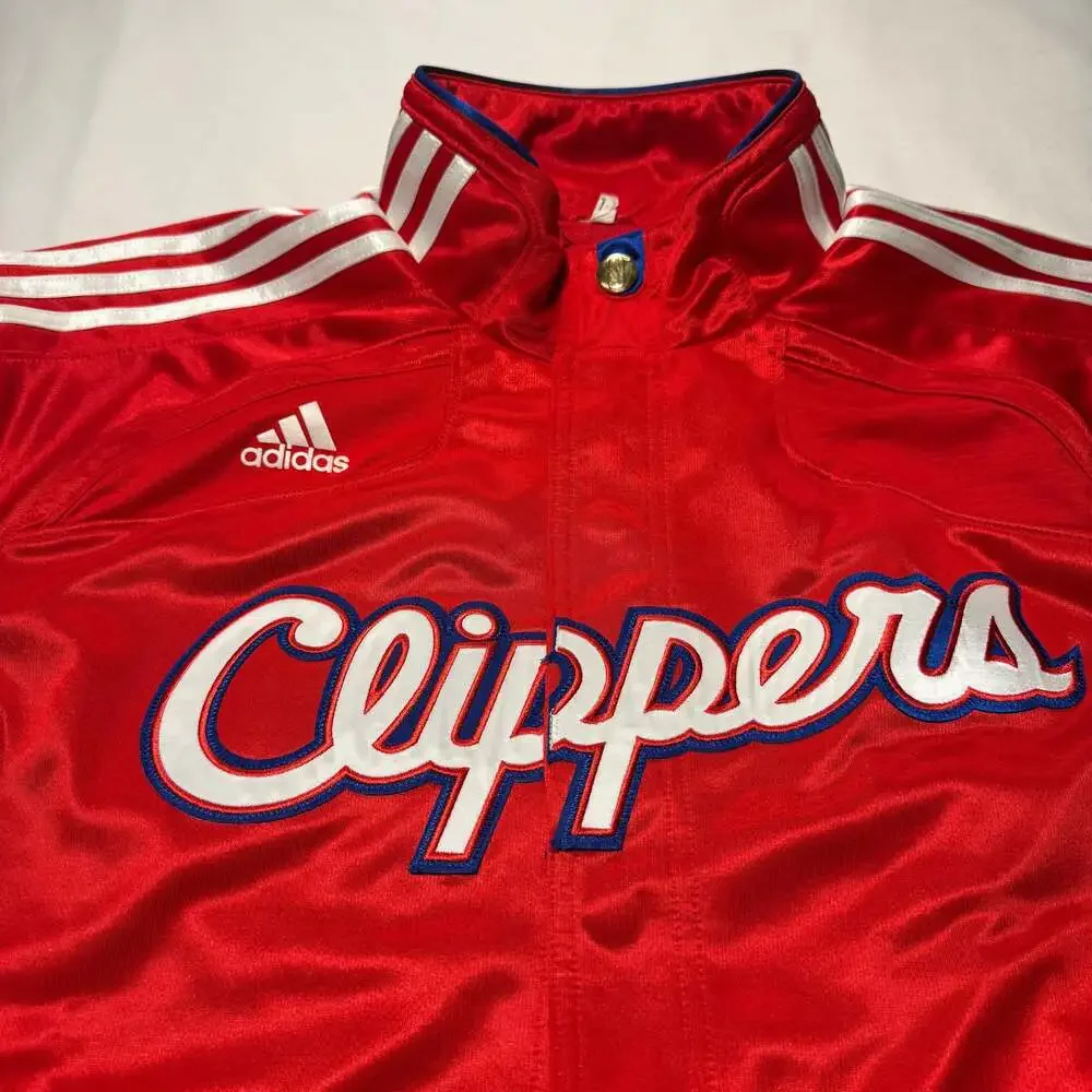 Adidas Los Angeles Clippers NBA On-Court Full Zip Warm-Up Jacket - Picture 2 of 13